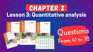 Chem sec 3  ELMOASSER  chapter 2 lesson 3 Quantitative analysis part 2 [upl. by Nyssa]