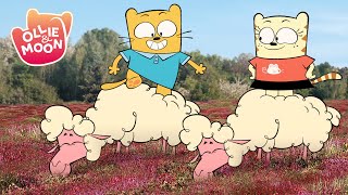 A Sweet Time in Scotland 🐑  Ollie and Moon English  Full Episode  Season 1  Cartoons for kids [upl. by Ahsilram]