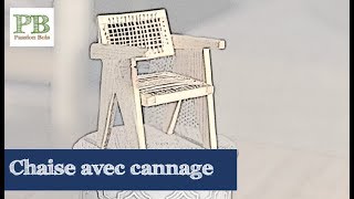 Chaise avec assise en cannage MiniCreationsMaxiMaker [upl. by Bergh]