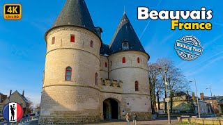 🇫🇷 First Place to See in France When Arriving by Beauvais Airport Walking Tour 4K60fps [upl. by Lareine860]