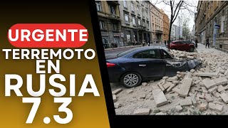 🔴URGENTE🔴MEGA TERREMOTO 73 SACUDE A RUSIA CON ALERTAS DE TSUNAMI Y SE ACTIVA EL VOLCAN SHIVELUCH [upl. by Ylrebmit875]