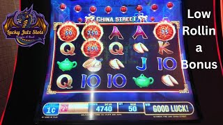 Having FUN on Ultimate Fire Link China Street bonus casino slot [upl. by Kazue]