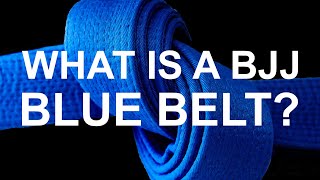 What is a BJJ Blue Belt [upl. by Edwards]