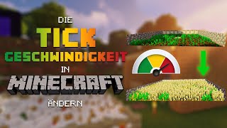 Minecraft Tick Geschwindigkeit ändern⛏️  Nitrado Tutorial [upl. by Hazen157]