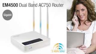 Eminent EM4500 Gigabit Dual Band AC750 Router [upl. by Adlesirc]