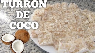 TURRON DE COCO  CONSERVA DE COCO🥥 [upl. by Elenaj909]