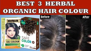 Best 3 Herbal Organic Hair Colour in India 2023 [upl. by Lunn558]