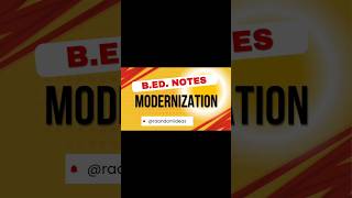 Modernizationbed noteseducation trending notes shorts youtubeshorts modernization [upl. by Aneekat]