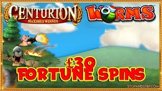 Centurion amp Worms slot  £30 Fortune Spins [upl. by Artimed]