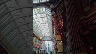 Leadenhall Market Diagon Alley in the first Harry Potter Film fyp diagonalley leadenhallmarket [upl. by Nnaeitak]