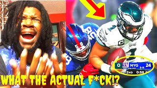 EAGLES VS GIANTS REACTION 2024 NEW YORK GIANTS VS PHILADELPHIA EAGLES HIGHLIGHTS REACTION 2024 [upl. by Anagrom]