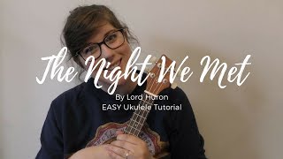 Lord Huron  The Night We Met Guitar CoverPlaythrough [upl. by Inattirb133]