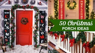 50 Best Christmas Porch Decorating Ideas [upl. by Nawed]