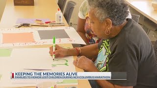 Families prepare Nationwide Childrens marathon Angel Mile [upl. by Ahsenahs834]