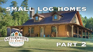 SMALL LOG HOMES  PART 2 [upl. by Enneirda463]