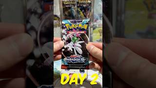 Day 2  Opening Paradox Rift everyday until I pull Groupon pokemon pokemoncards paradoxrift [upl. by Elyod53]