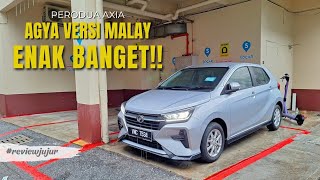 TEST PERODUA AXIA AGYA  AYLA VERSI MALAYSIA  FEELNYA BEDA‼️ [upl. by Ahsekyw]