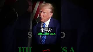 Trump Reveals Why He Didnt Target Hillary Clinton 🔥🤔 donaldtrump shortspeeches shorts [upl. by Griswold]