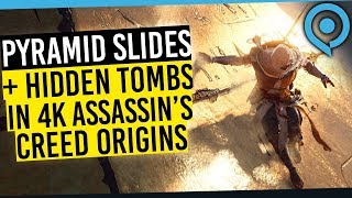 Assassins Creed Origins  Hunting For Pyramids And Secret Tombs On Xbox One X [upl. by Ahab]