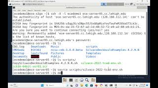 09242023 Running a Silvaco TCAD example program Lehgih Fall 2023 ECE 451 [upl. by Qahsi]