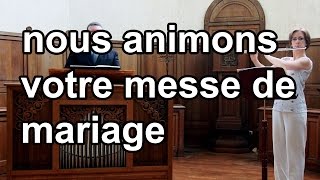 Entends nos prières entends nos voix Prière universelle  Animation cérémonie de mariage [upl. by Mazman]