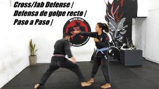 CrossJab Defense  Defensa de golpe recto  Paso a Paso bjj jiujitsu selfdefense health [upl. by Eiclek]