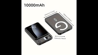 500010000 milliampere magnetic absorption wireless charging [upl. by Haidabej]