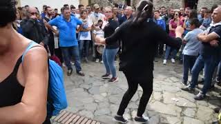 TARANTELLA TRADIZIONE CALABRESE AL SANTUARIO DI POLSI SAN LUCARC [upl. by Esinaej125]