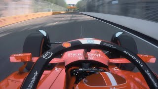 Charles Leclerc Onboard Baku GP Q3 Pole Lap  Assetto Corsa [upl. by Nide278]