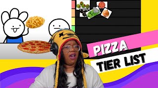 pizza topping tier list  Ice Cream Sandwich  AyChristene Reacts [upl. by Otrebron]