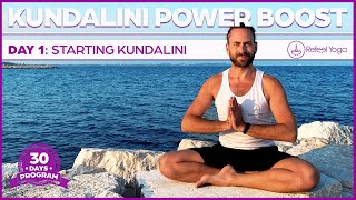 Day 1 Starting Kundalini Yoga  30 Day Kundalini Power Boost [upl. by Lauraine]