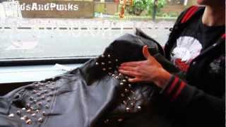 How To Stud A Leather Jacket or Vintage and Punk Clothes With Metal Studs [upl. by Julianne444]