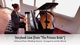 Storybook Love from quotThe Princess Bridequot Advanced Piano Sheet Music Wedding Version [upl. by Eiramesor711]