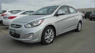 2013 Hyundai Accent GLS AUTO Start up Walkaround and Vehicle Tour [upl. by Stoddard]