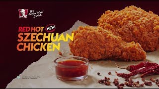 KFC Red Hot Szechuan Chicken [upl. by Ainehta401]