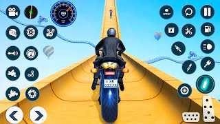 Ramp Bike Racing 3d  Mega Gt Ramp Bike Racing Stunt Driving  Android Gameplay [upl. by Johathan]