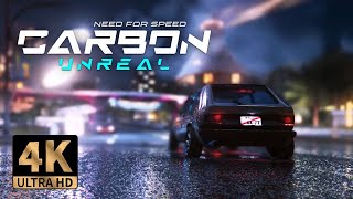 NFS CARBON UNREAL 2022  GOLF MK1 GTI Cinematic 4K [upl. by Gula]