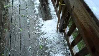 Pikeville KY Hail Storm  040811 [upl. by Suoirred729]