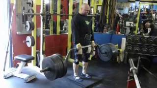 Marc Bartley Cambered bar Deadlift [upl. by Eelrahs362]