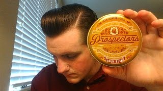 Prospectors Gold Rush Hair Pomade Review [upl. by Ardnazxela]