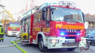 BALKONBRAND IN ERKRATH  Brandausbreitung durch Feuerwehr verhindert [upl. by Donelson]