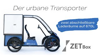 ZETmobil Lastenrad Box [upl. by Amihc372]