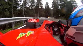 Onboard with David Hauser Dallara GP2  Trento Bondone 2013 [upl. by Quintilla285]