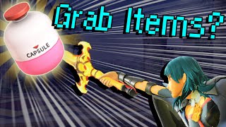 Does Byleths WHIP Grab ITEMS  Random Smash Ultimate Facts [upl. by Annoyi]