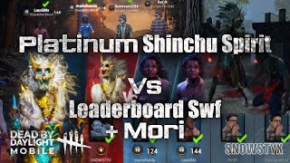 Platinum Shinchu Spirit Vs Leaderboard Boil Over Swf amp Mori  Dead by Daylight Mobile [upl. by Oria]