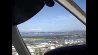 VFR Flight around and over Tampa International Airport  from take off to Landing [upl. by Soinotna332]