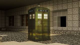 Minecraft TARDIS Materialisation Concept  Fathers Day Emergency Materialisation  Blender [upl. by Aramas435]