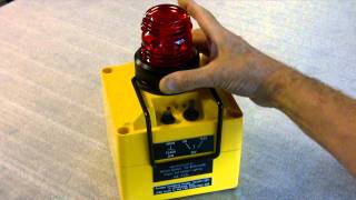 How to use Holland Aviation Portable Airfield light HA PL5L LED [upl. by Heer]