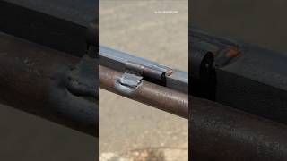 best new tricks for welding hinges on pipes weldingtipsandtricks shorts ironwelding [upl. by Yatnoed139]