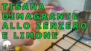 TISANA ZENZERO E LIMONE attiva il metabolismo e fa dimagrire e ti protegge nelle mezze stagioni [upl. by Marybeth]